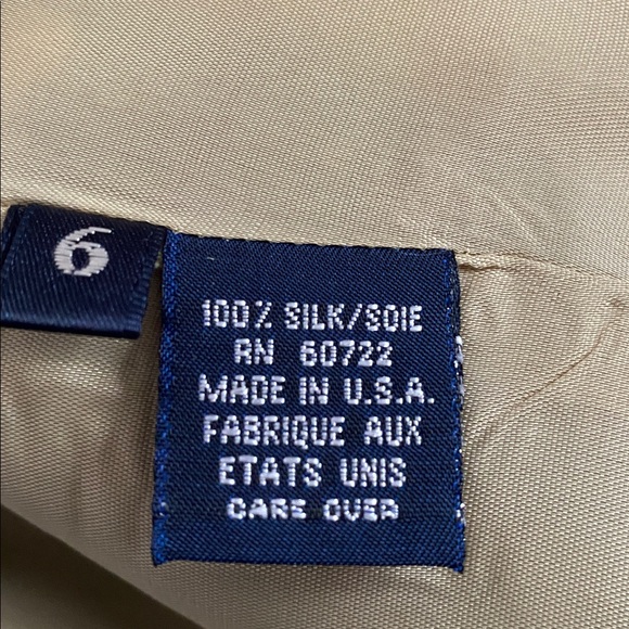 Burberry Silk Vest with Beige, Copper and Green Plaid - Picture 7 of 8